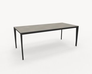 Matbord Five matbord i betong-look, 160x90 cm