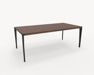 Matbord Nine exklusivt matbord i valnöt, 200x101 cm