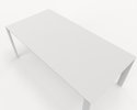 Bild 3 Seven matbord i vit keramik, 200x100 cm