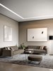Bild 3 Avana 3-sits soffa, italiensk läder, metallben